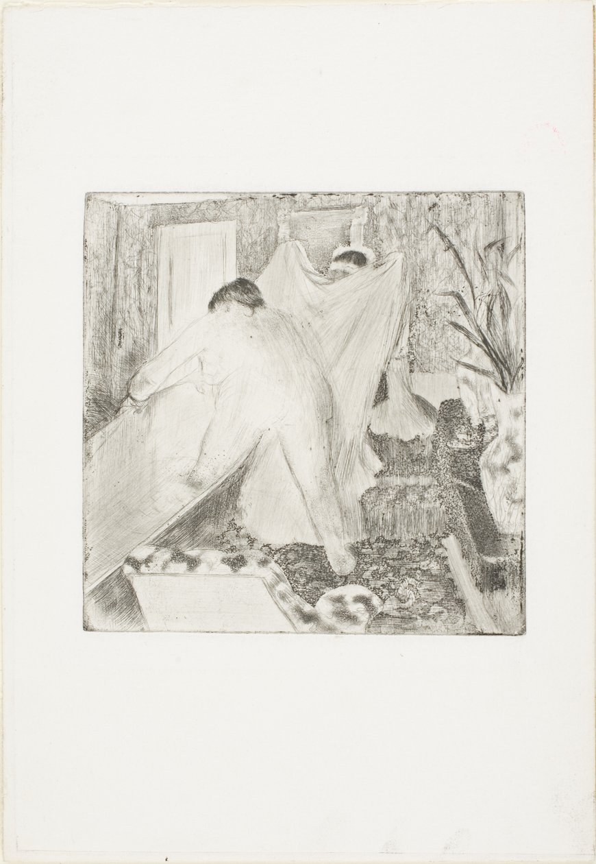 Sair do banho de Hilaire Germain Edgar Degas