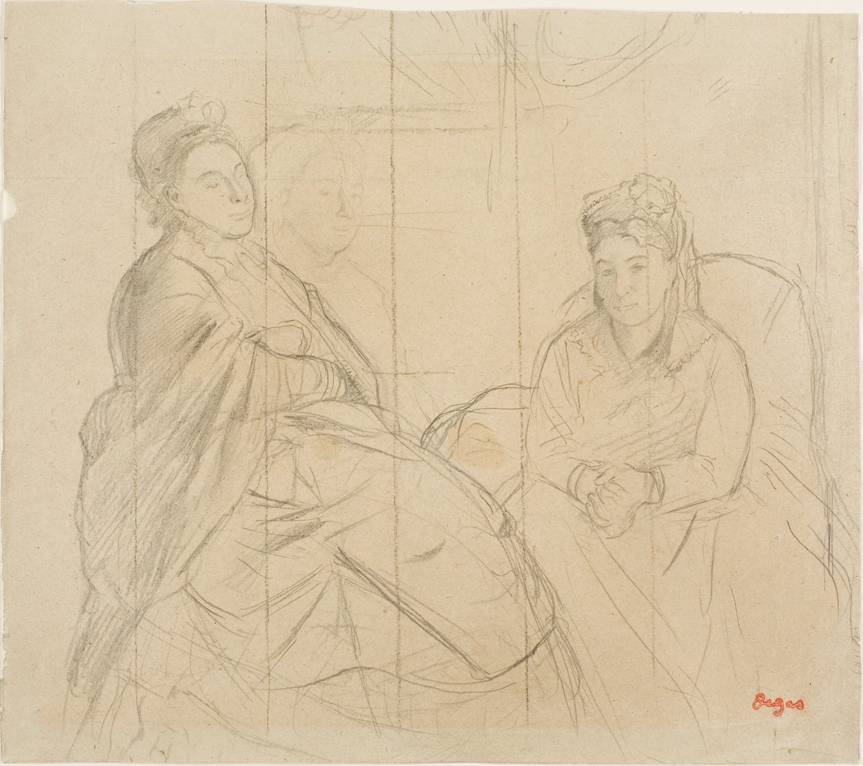 Madame Lisle e Madame Loubens de Hilaire Germain Edgar Degas