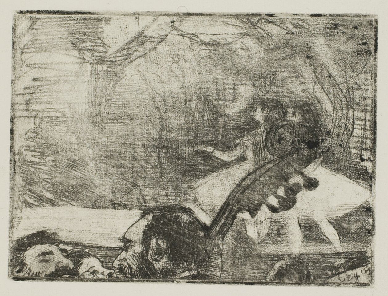 No Palco I de Hilaire Germain Edgar Degas
