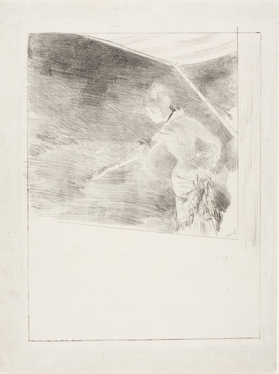Cantor num Café-Concerto de Hilaire Germain Edgar Degas