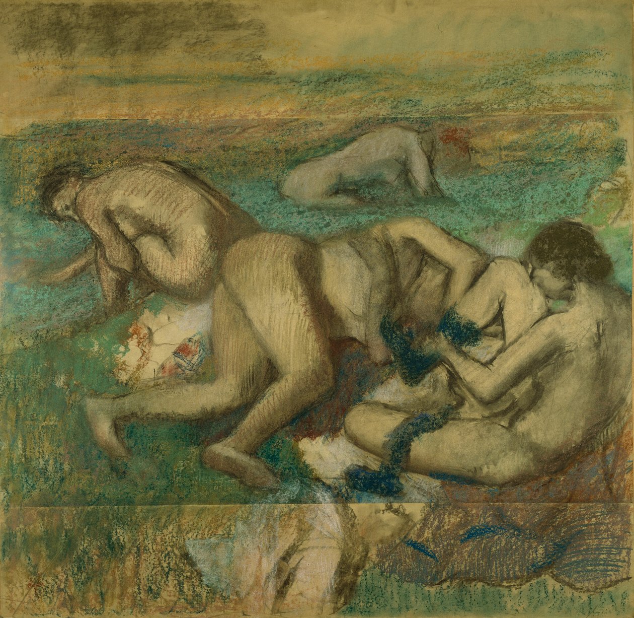 Os Banhistas de Hilaire Germain Edgar Degas