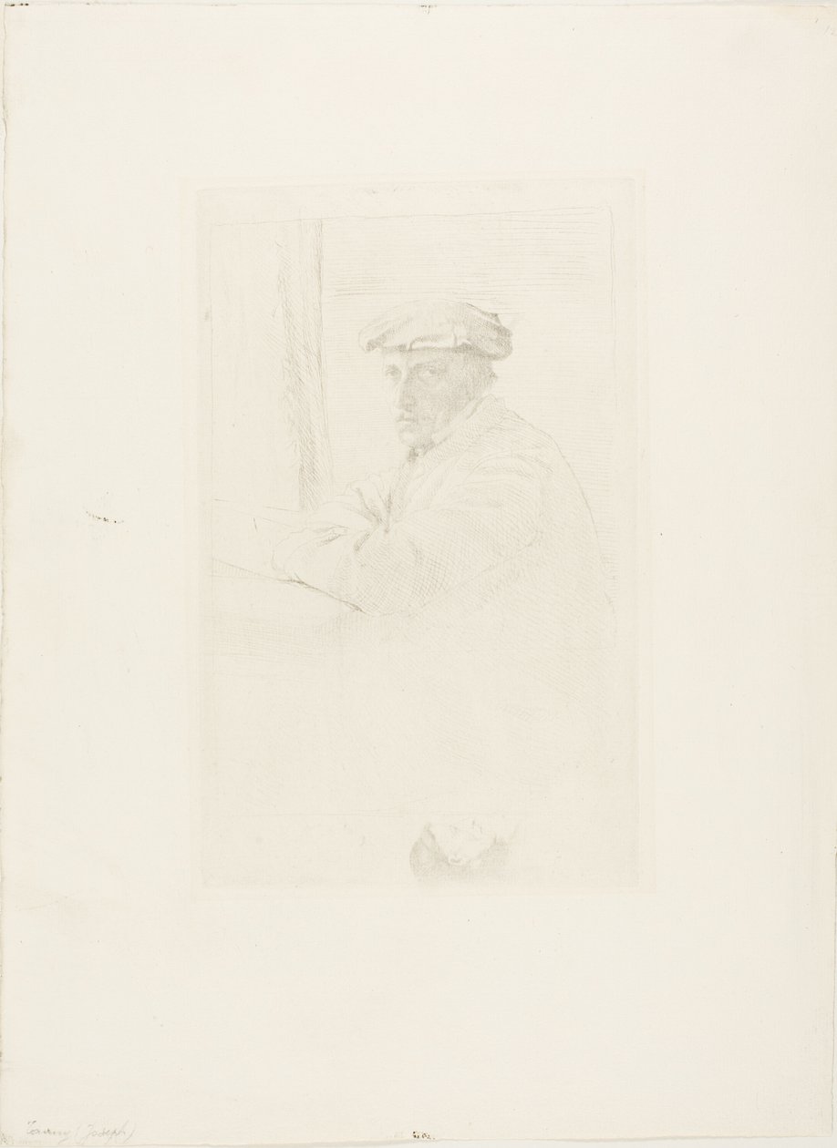 O gravador Joseph Tourny de Hilaire Germain Edgar Degas