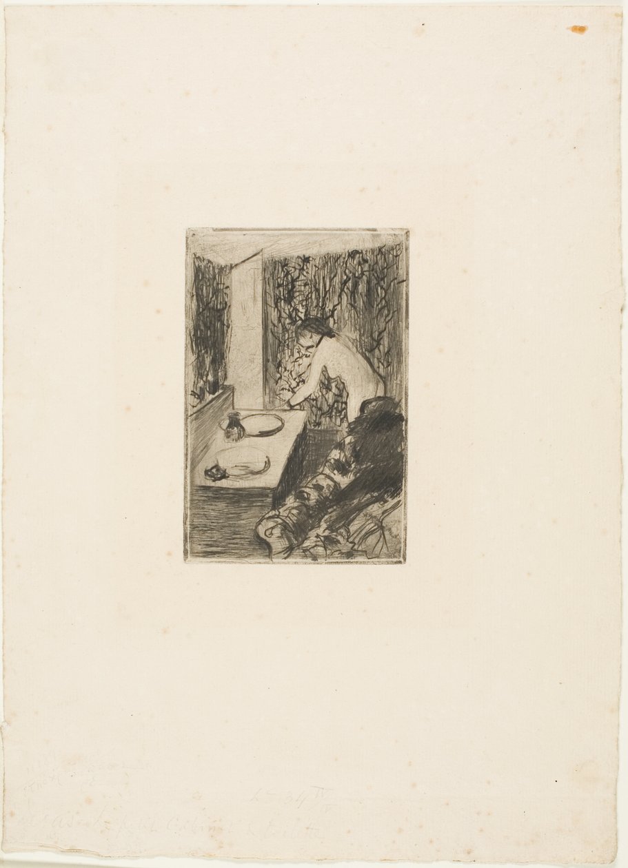 O pequeno camarim de Hilaire Germain Edgar Degas