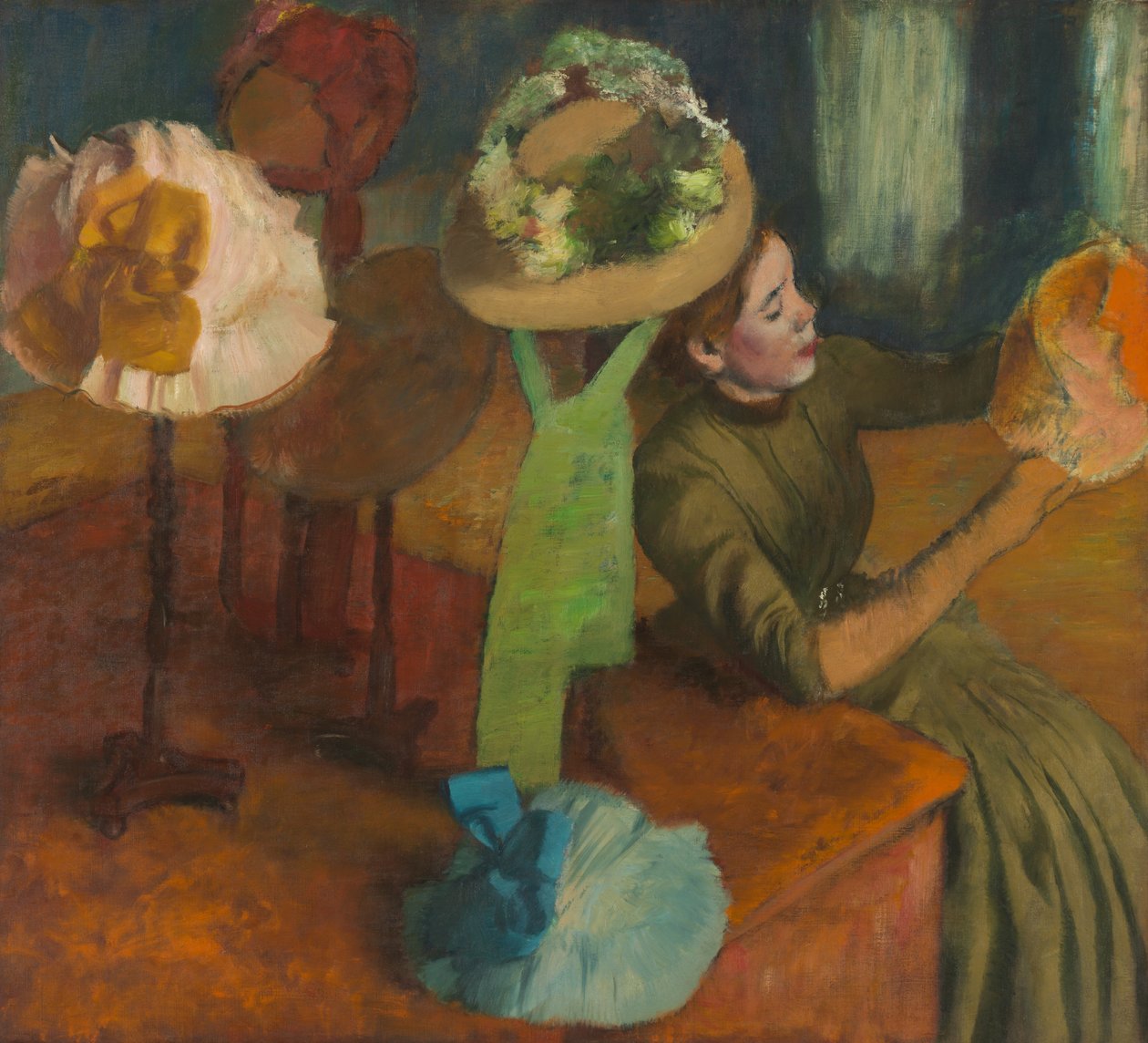 A loja de chapelaria de Hilaire Germain Edgar Degas