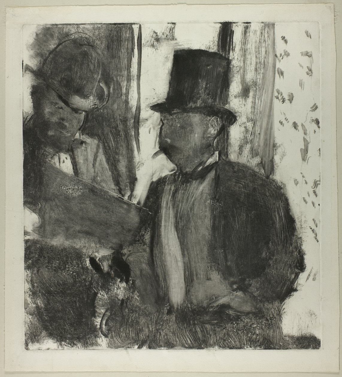 Os dois conhecedores de Hilaire Germain Edgar Degas