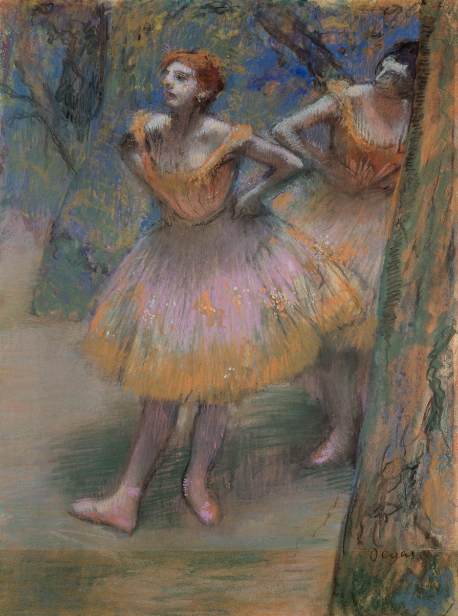Dois dançarinos de Hilaire Germain Edgar Degas