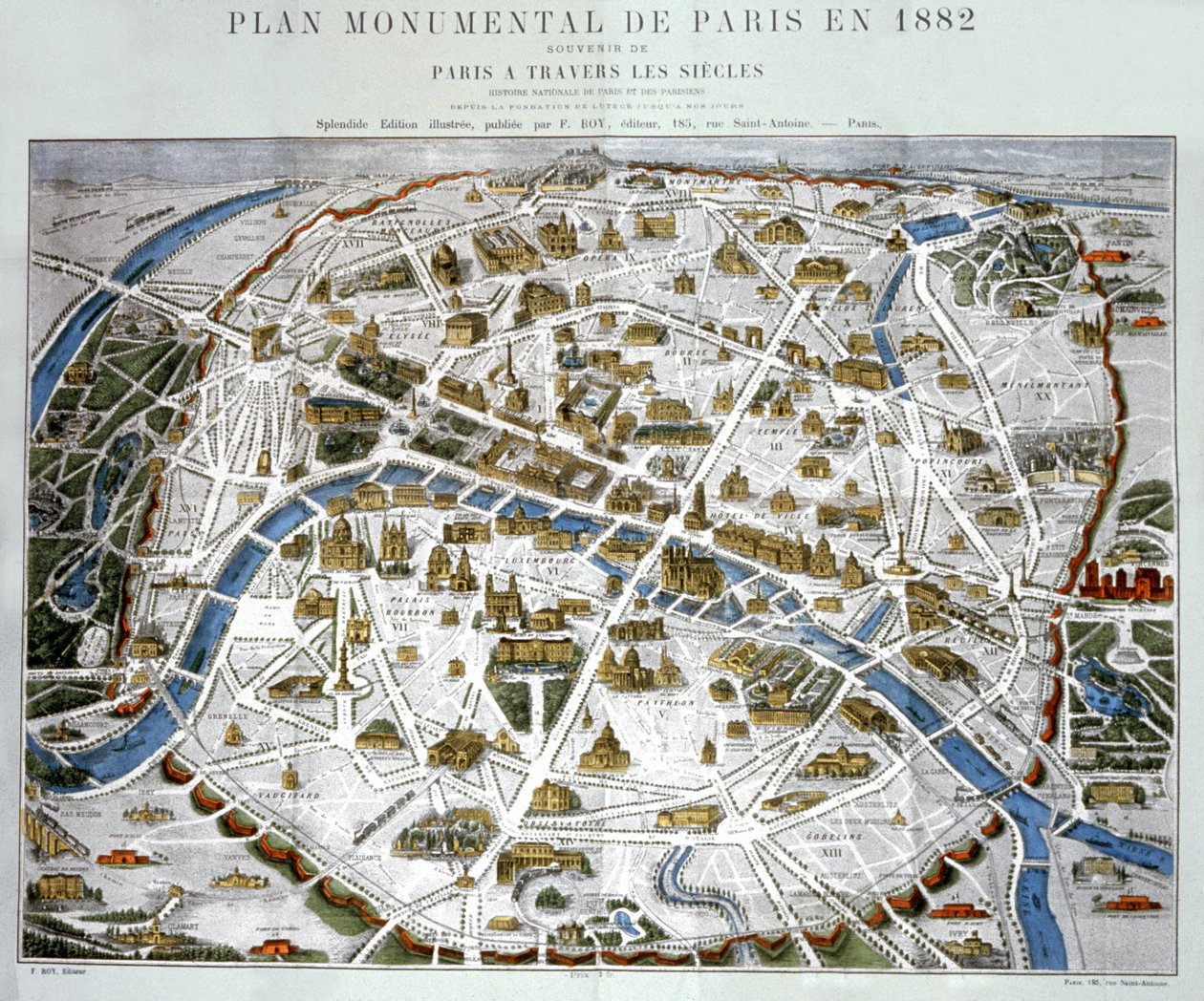 A Nova Paris. (gravura, ca. 1867) de Hilaire Guesnu