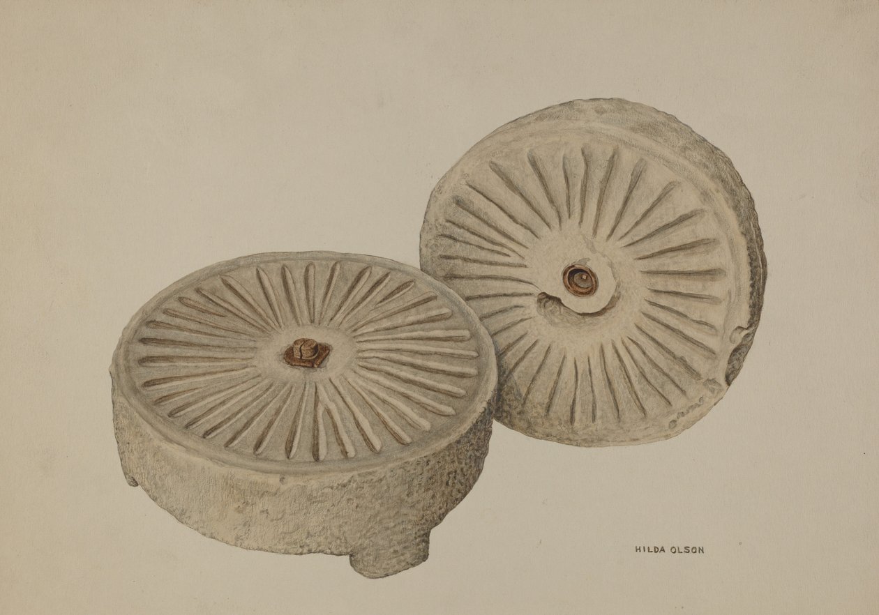 Pedras de moinho de Hilda Olson
