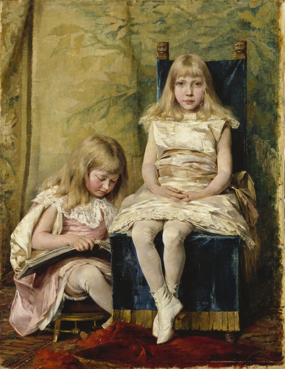 Hildegard e Alfhild Tamm, 1882 de Hildegard Katerina Thorell