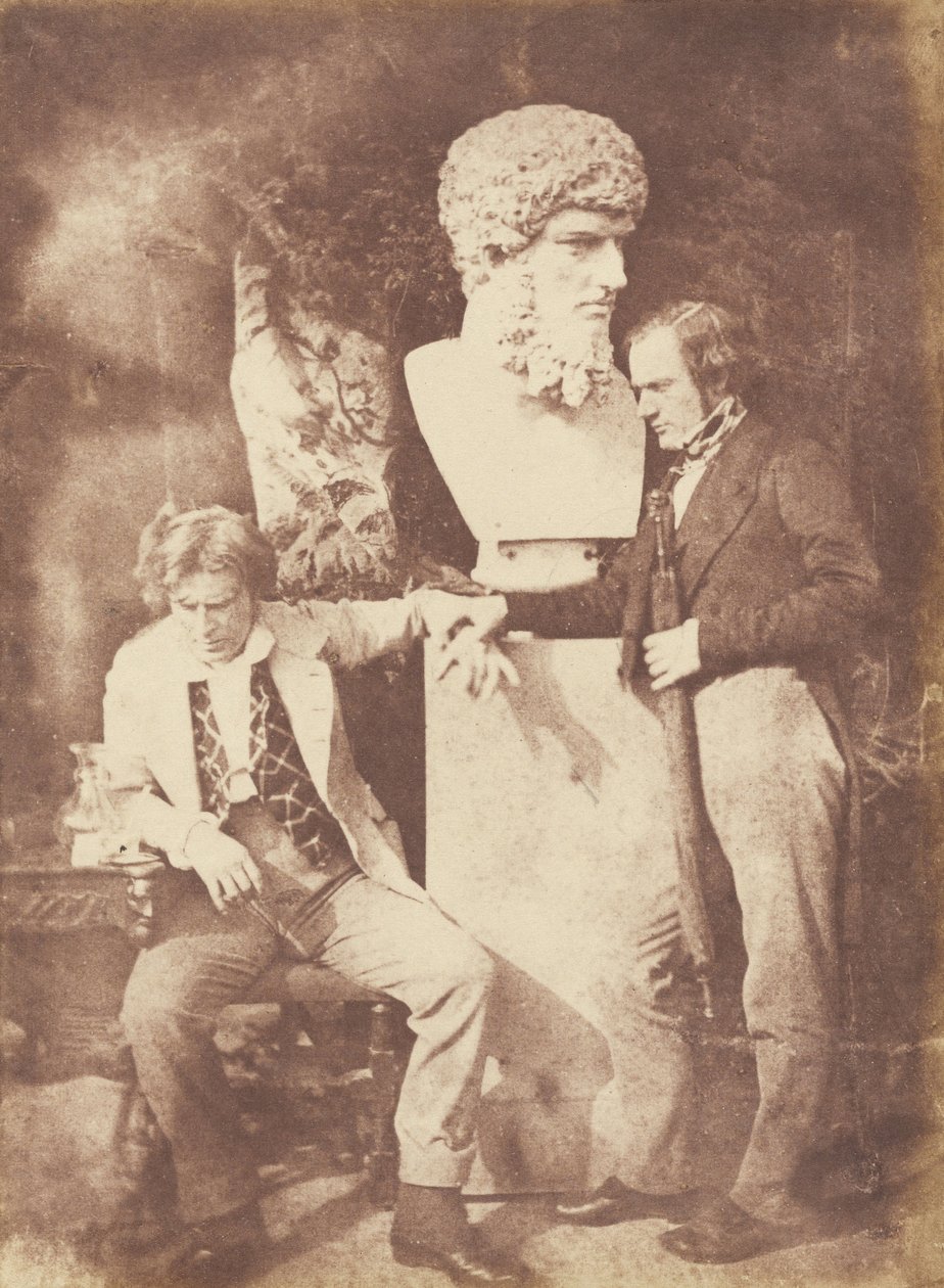 FAÇA Hil e o professor James Miller de Hill and Adamson