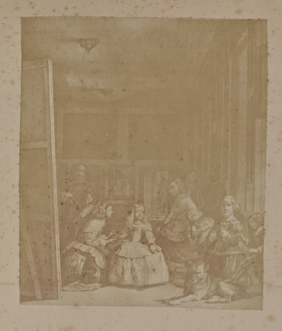 [Gravura de "Las Meninas" de Velázquez] de Hill and Adamson