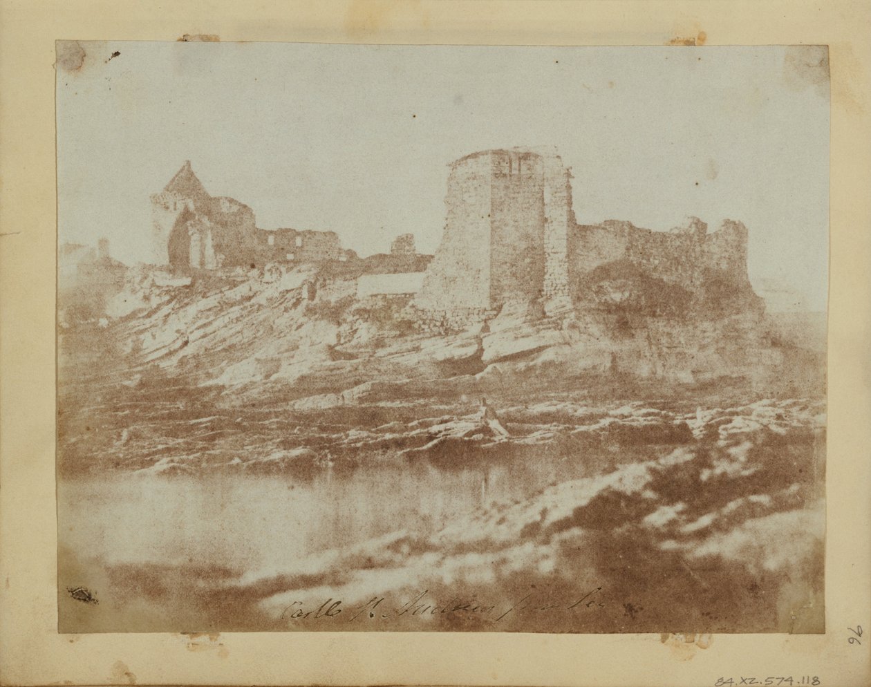 Castelo de Santo André do noroeste. de Hill and Adamson