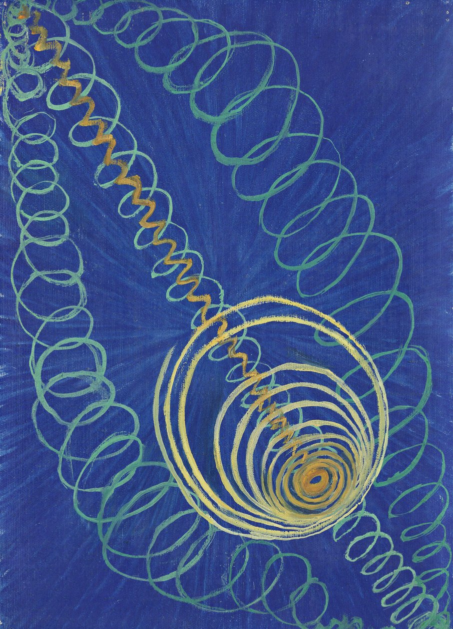 Grupo I, Caos Primordial, No. 16, da Série WURose, 1906-1907. de Hilma af Klint