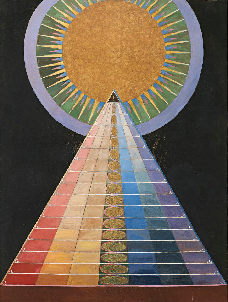 Grupo X, nº 1, Retábulo, 1915. de Hilma af Klint