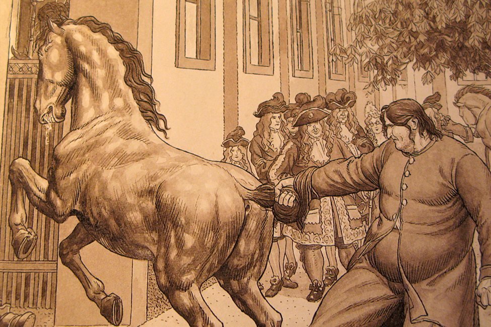 Ilustração para o livro Martin Krpann de Hinko Smrekar