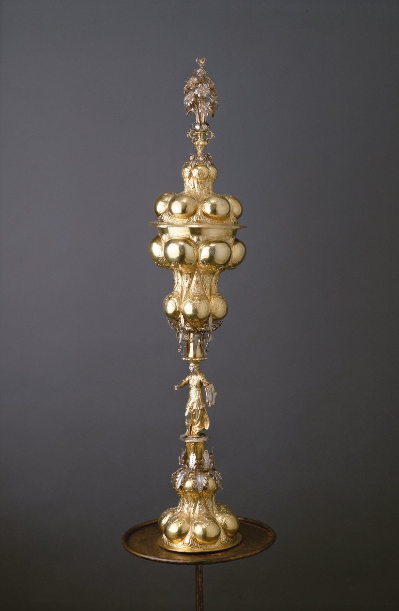 Taça Medingen Minerva, c.1650 (prata e vermeil) de Hinrich Ohmssen