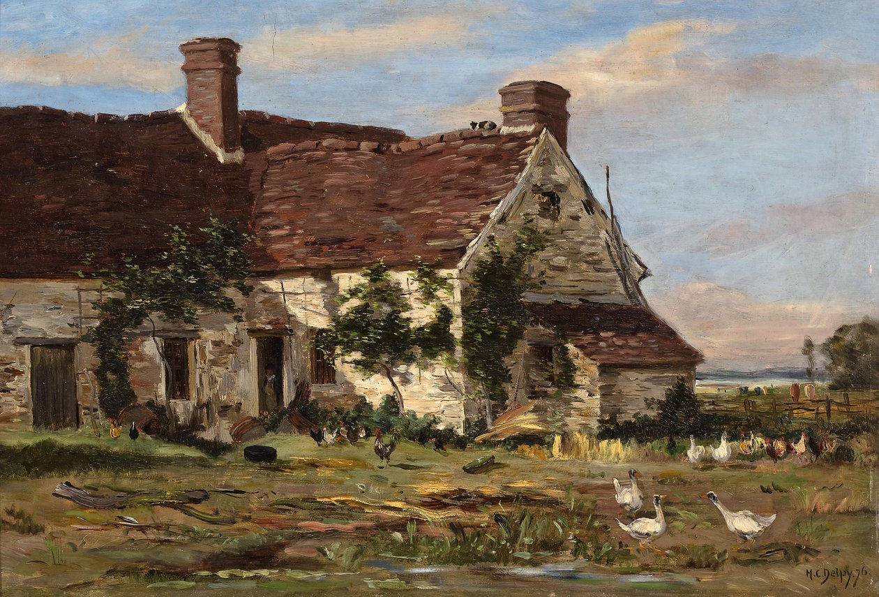A casa de verão do artista de Hippolyte Camille Delpy
