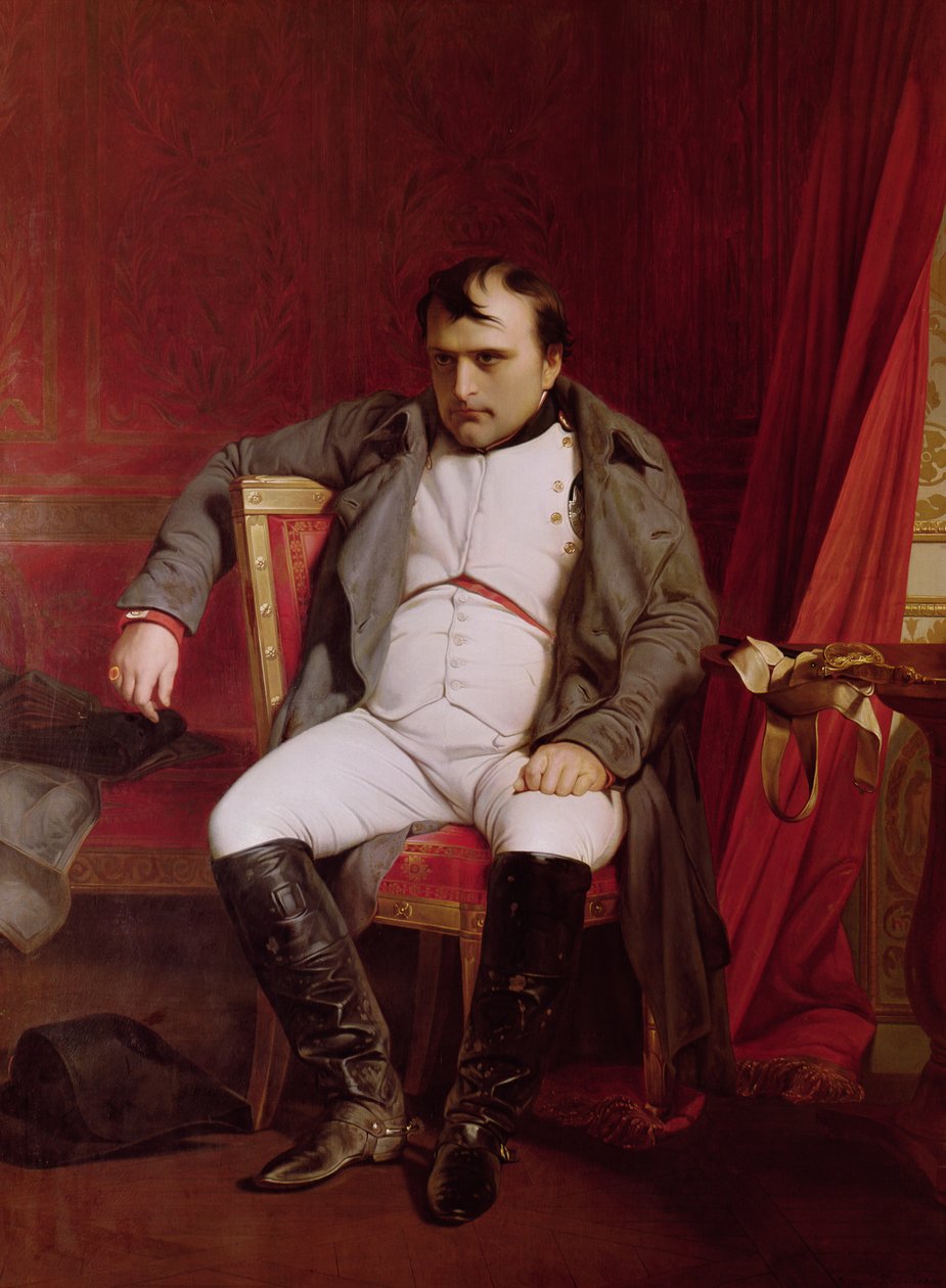 Napoleão (1769-1821) após sua abdicação de Hippolyte Delaroche