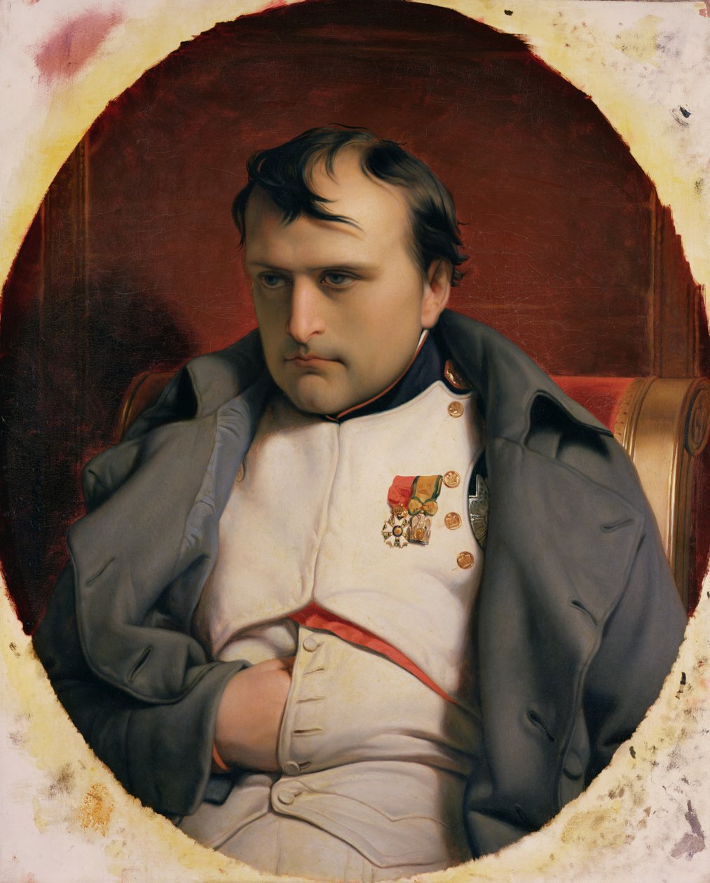 Napoleão (1769-1821) em Fontainebleau, 1846 de Hippolyte Delaroche