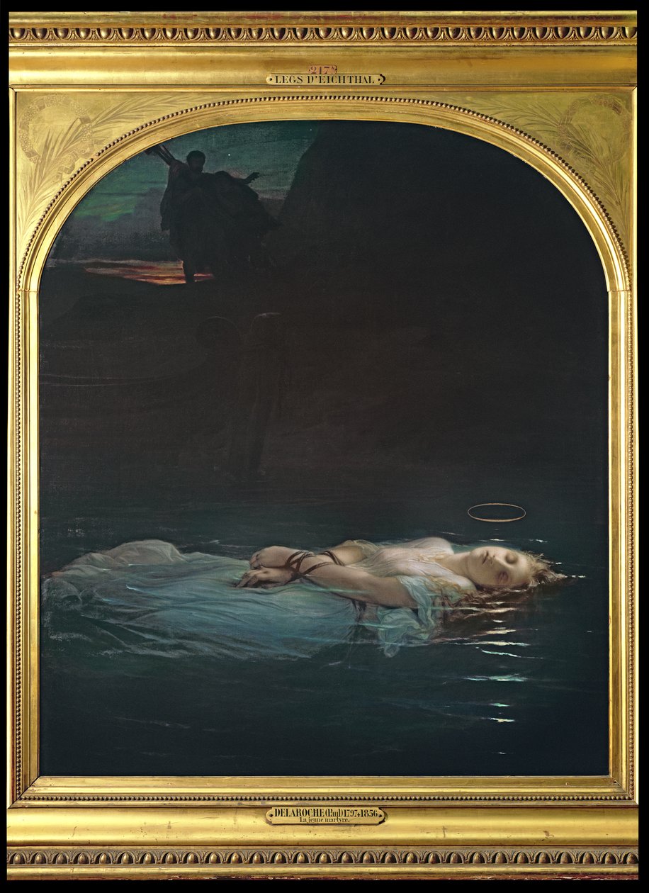 O jovem mártir, 1855 de Hippolyte Delaroche
