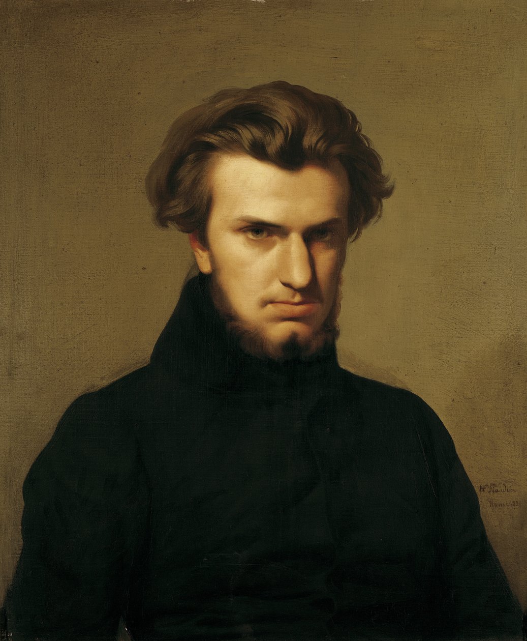 Retrato de Ambroise Thomas (1811-96) 1834 de Hippolyte Flandrin