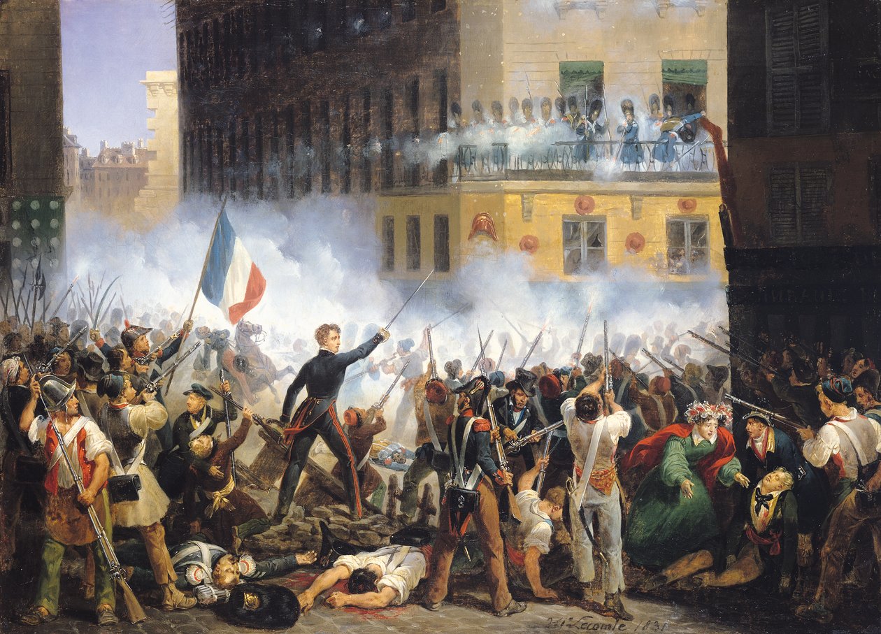 Batalha na rue de Rohan, 28 de julho de 1830, 1831 de Hippolyte Lecomte