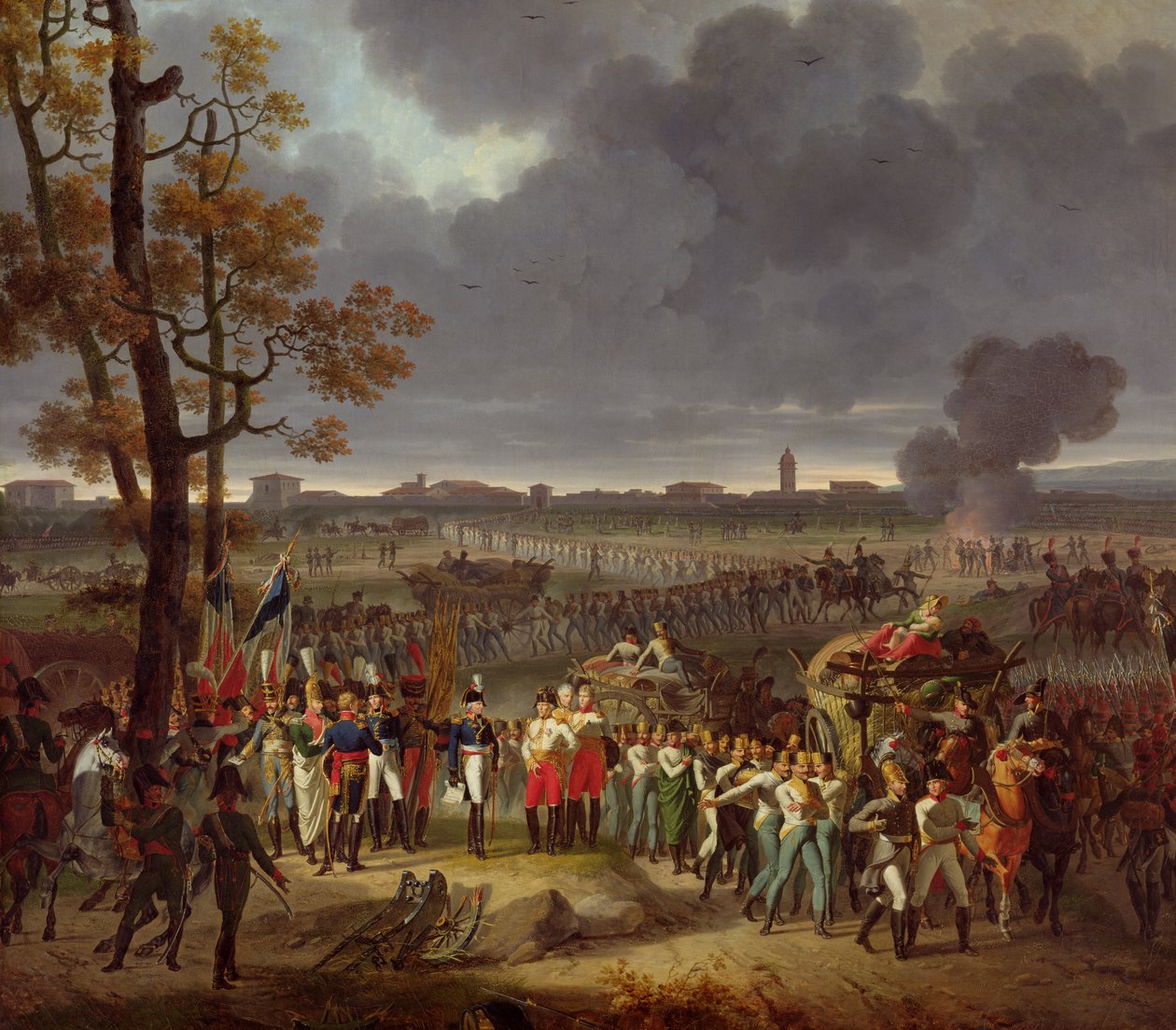O Segundo Cerco de Mântua em 2 de fevereiro de 1797, c.1812 de Hippolyte Lecomte