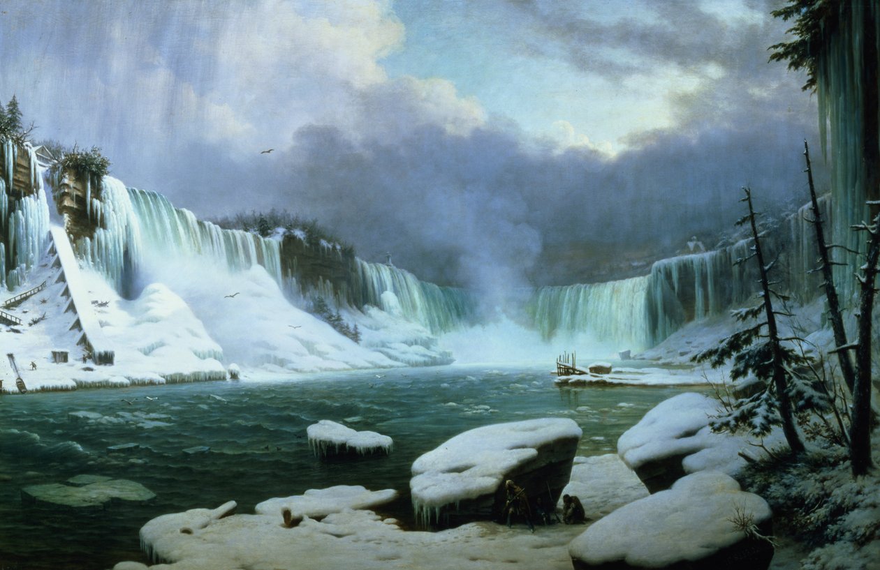 Cataratas do Niágara de Hippolyte Victor Valentin Sebron