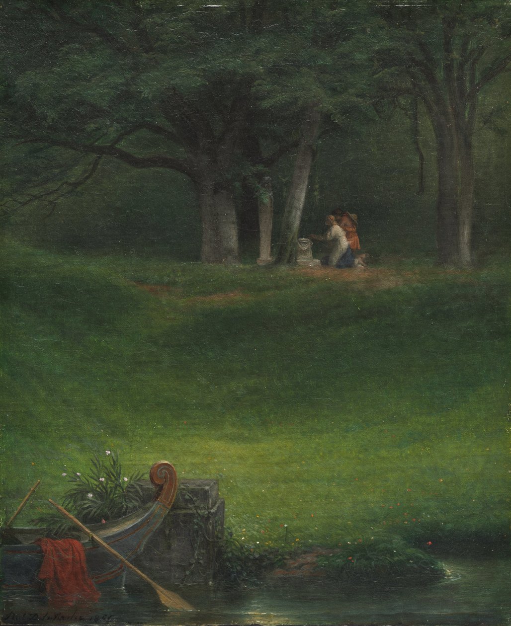 Oferenda ao Deus Pan de Hippolyte (1797 1856) Delaroche