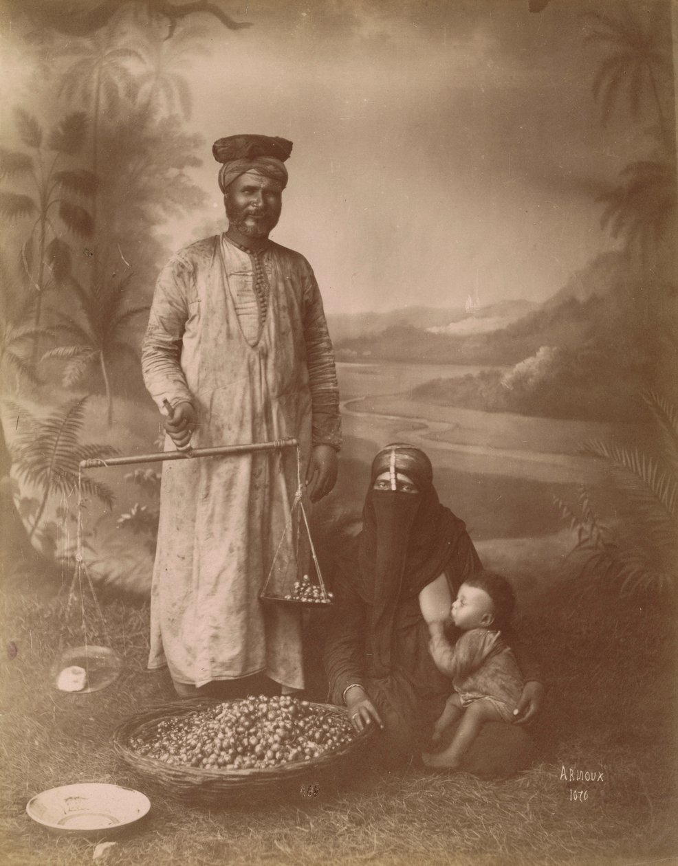 Família do Oriente Médio de Hippolyte Arnoux