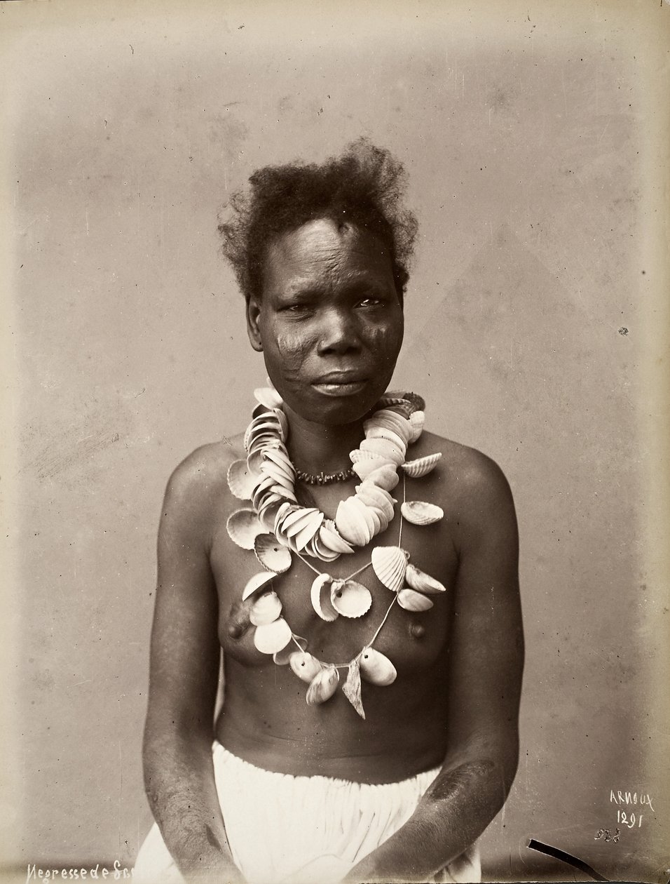 Negresse de Soudan (impressão de albúm) de Hippolyte Arnoux