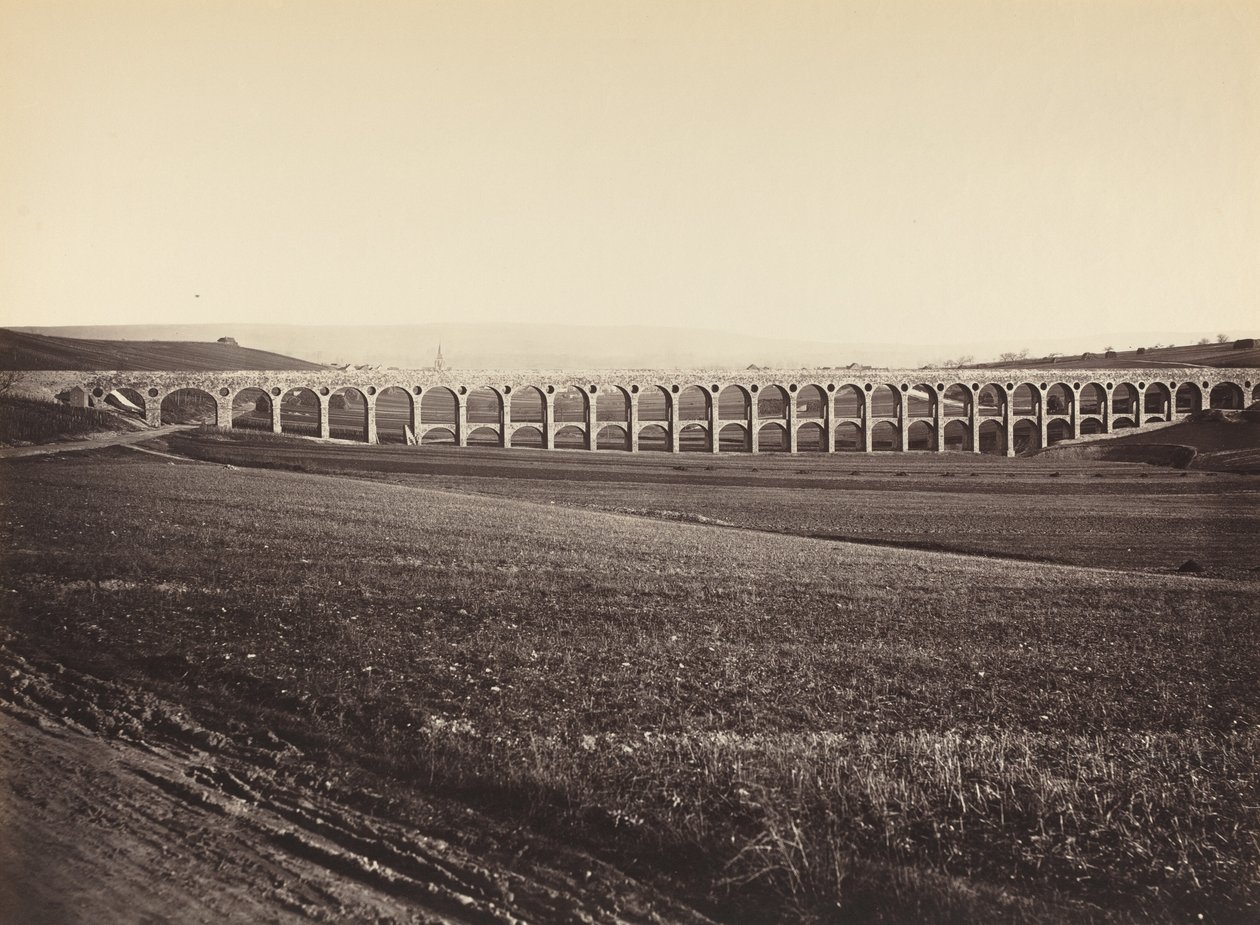 Arcades de pont sur Vanne Arcades, Ponte sobre o Vanne, 1873. de Hippolyte Auguste Collard