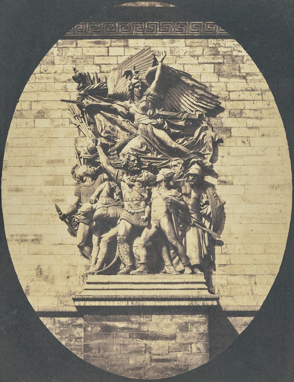 [Pormenor de "Le Départ de 1792 (ou La Marseillaise)" de François Rude, Arco do Triunfo]. de Hippolyte Bayard
