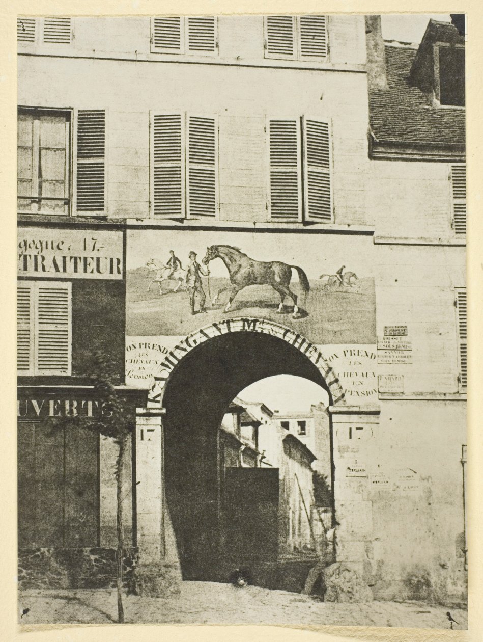 Sinal para um comerciante de cavalos de Hippolyte Bayard