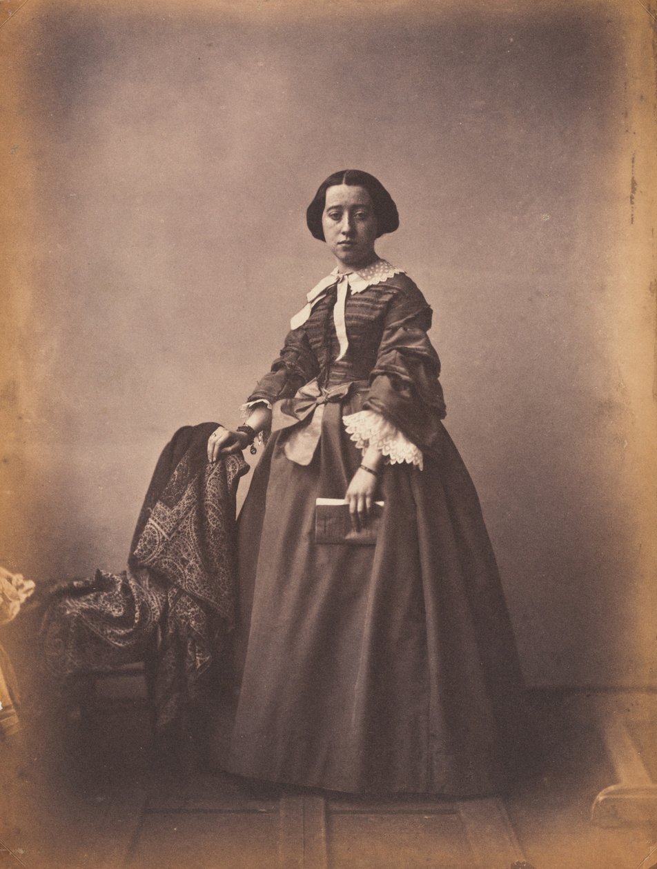 Georgina, morte à 20 ans (Georgina, morta aos 20 anos),c. 1852 (foto) de Hippolyte Bayard