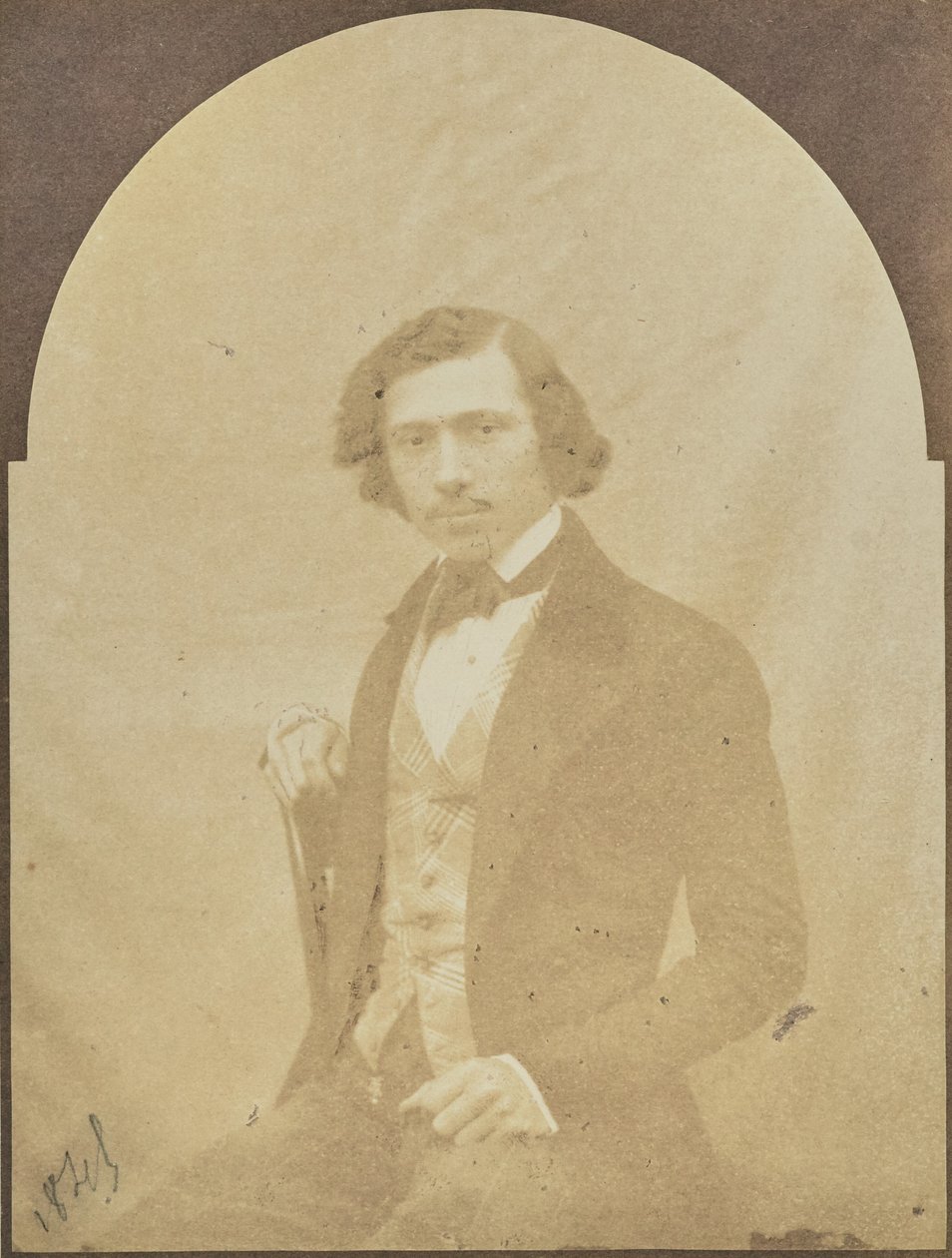 [Retrato de um homem sentado]. de Hippolyte Bayard