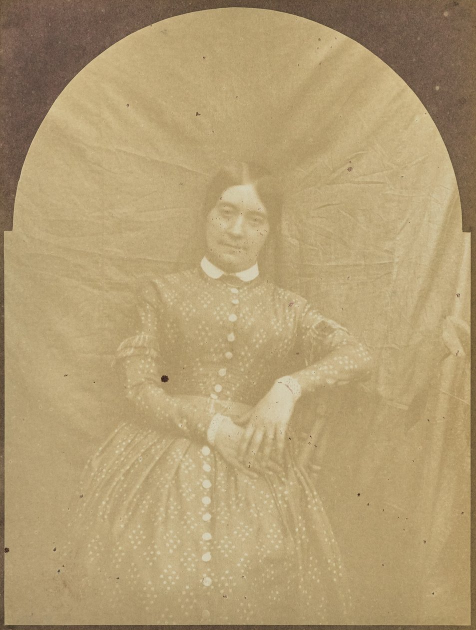[Retrato de uma mulher sentada]. de Hippolyte Bayard