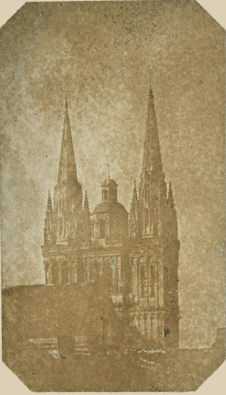 [Pináculos da Catedral de Saint Maurice, Angers] de Hippolyte Bayard