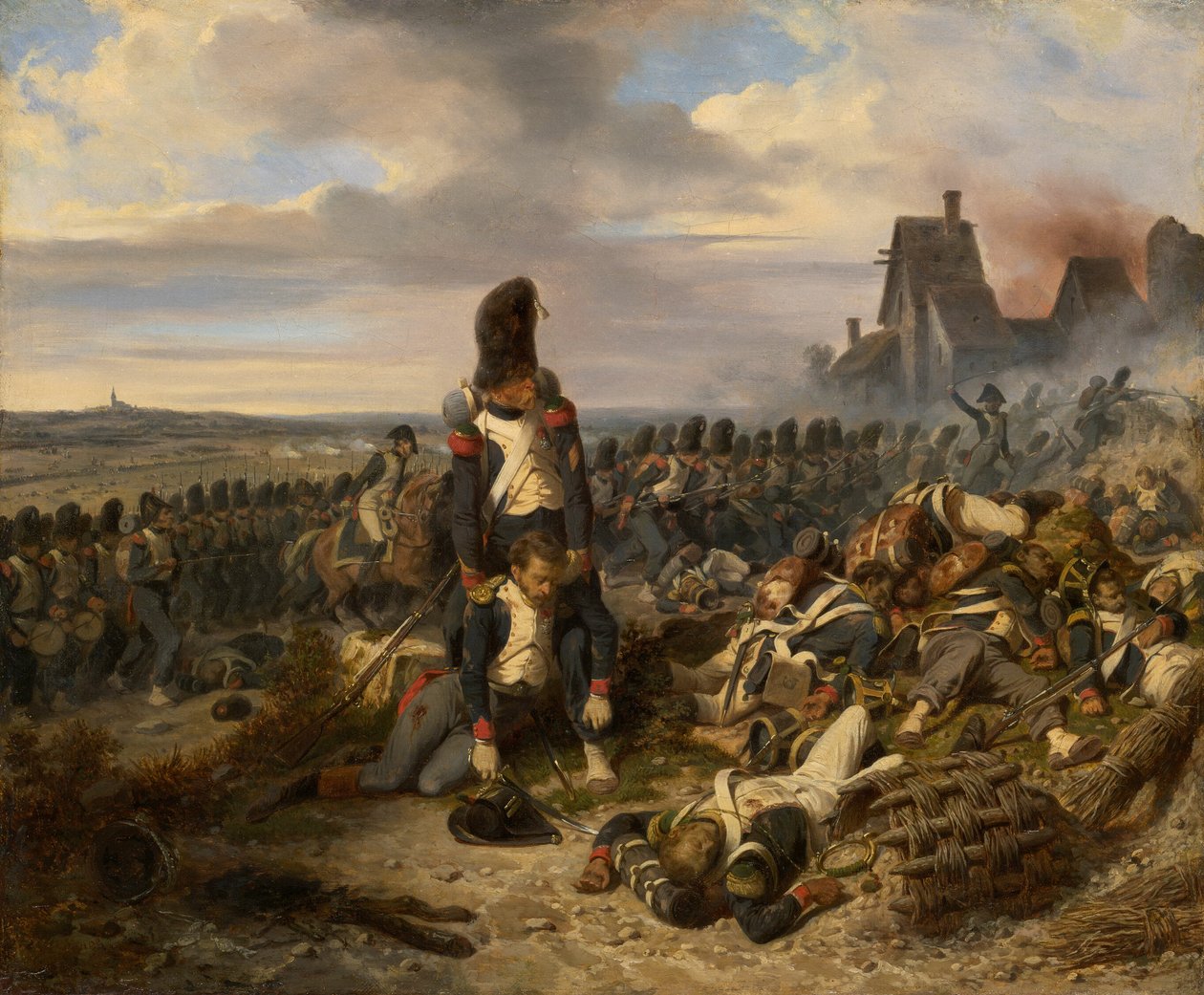 Cena de batalha de Hippolyte Bellange
