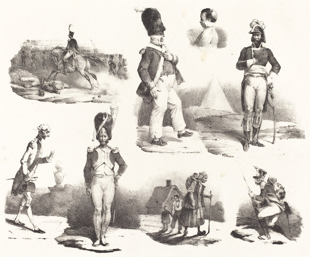Oito Vinhetas de Hippolyte Bellange