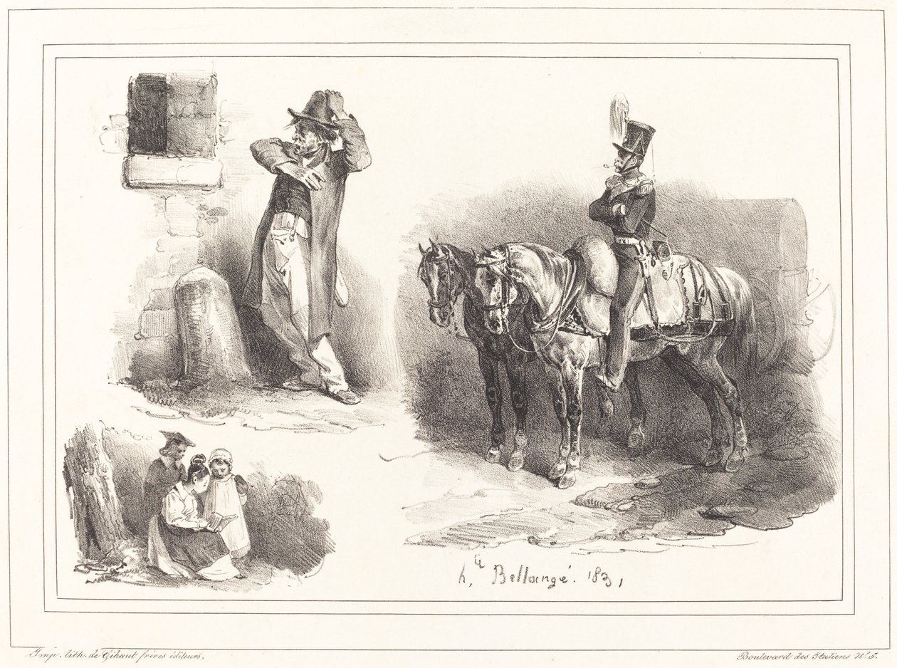 Três Vinhetas de Hippolyte Bellange