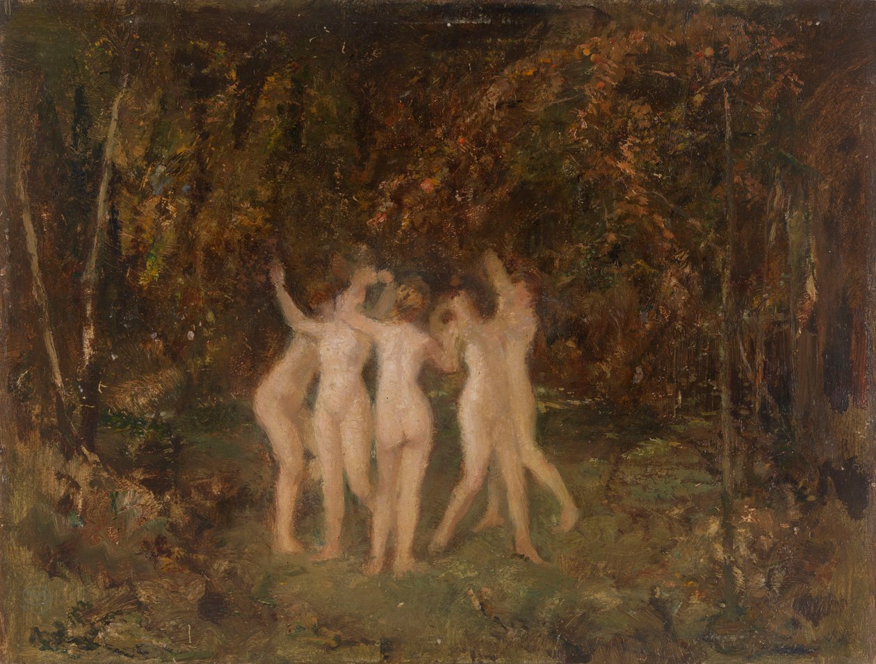 Ninfas na floresta de Hippolyte Boulenger
