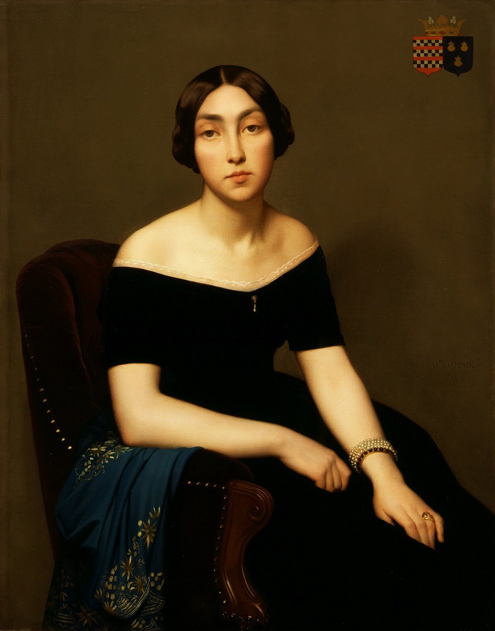 Sra. Louis Antoine de Cambourg de Hippolyte Flandrin