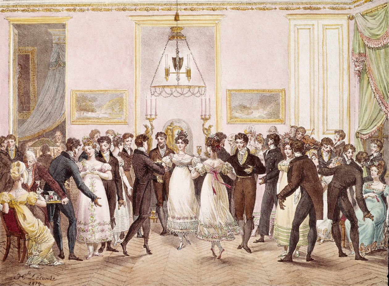 baile da sociedade de Hippolyte Lecomte