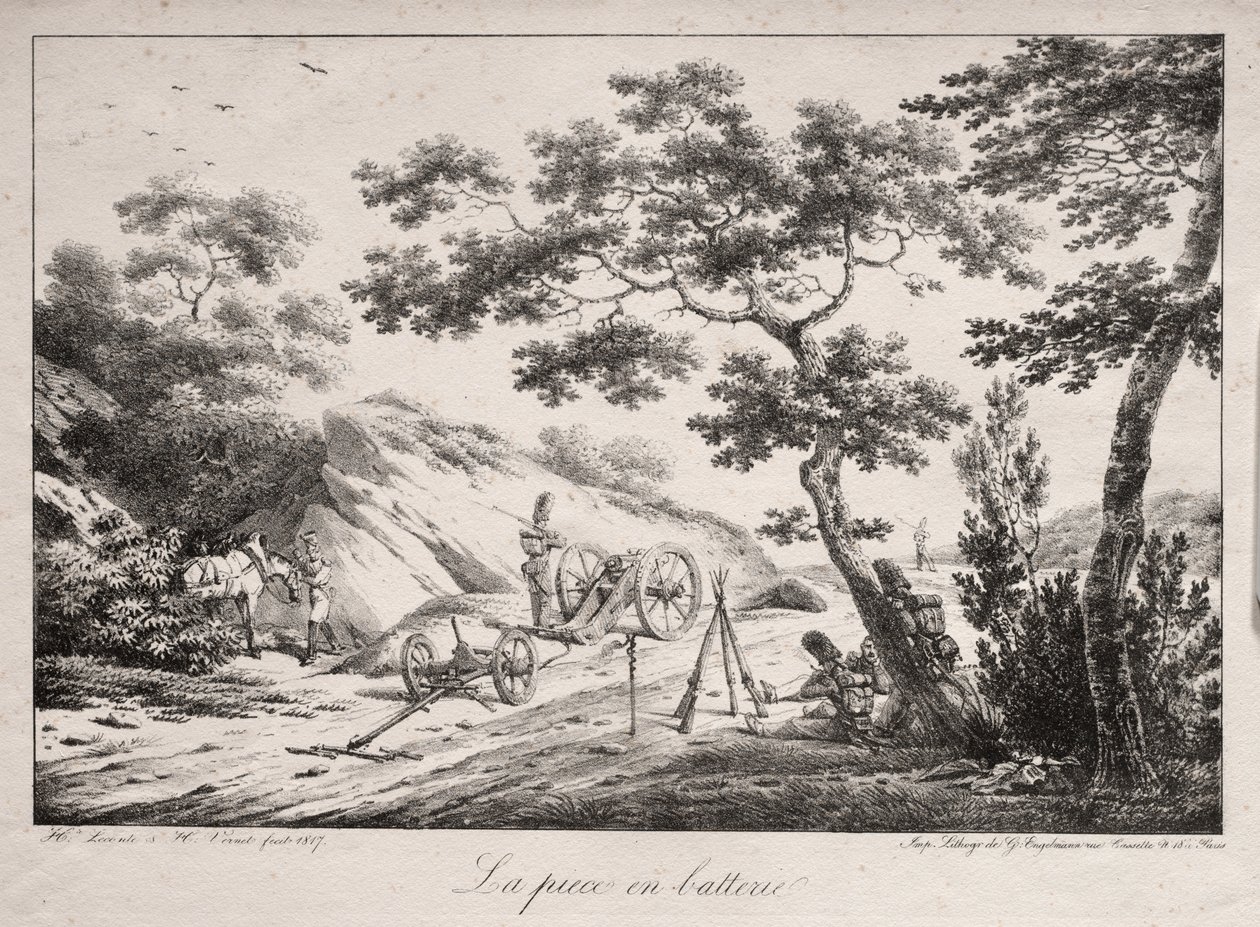 A Canon pronta para disparar de Hippolyte Lecomte