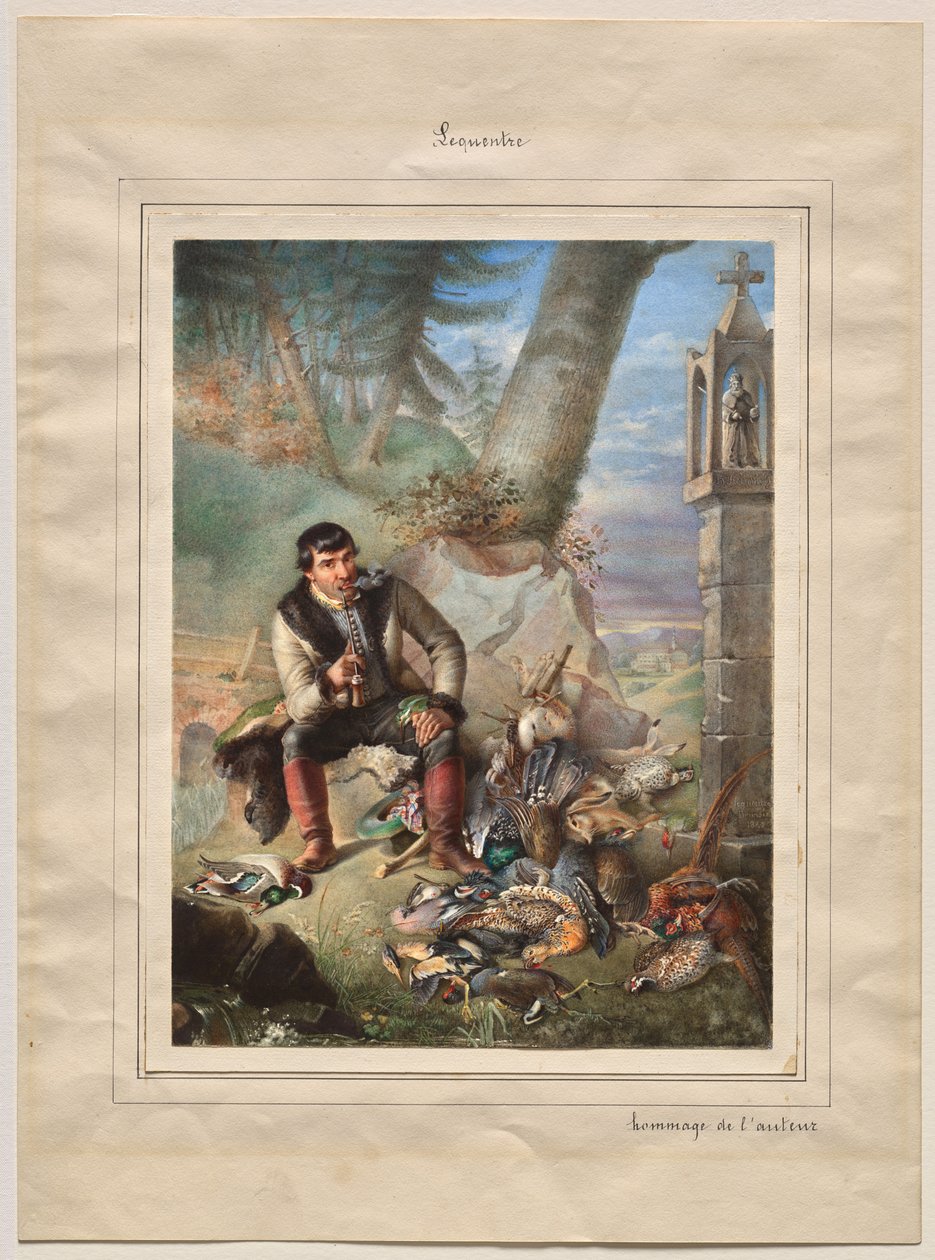 Hunstman com troféus de Hippolyte Lequeutre