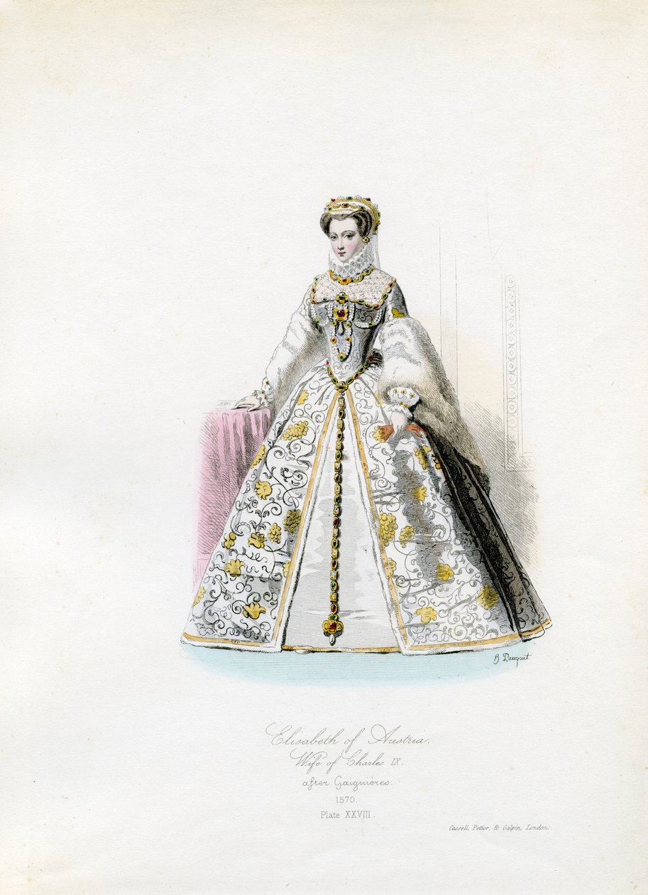 Elisabeth da Áustria de Hippolyte Louis and Polydore Pauquet