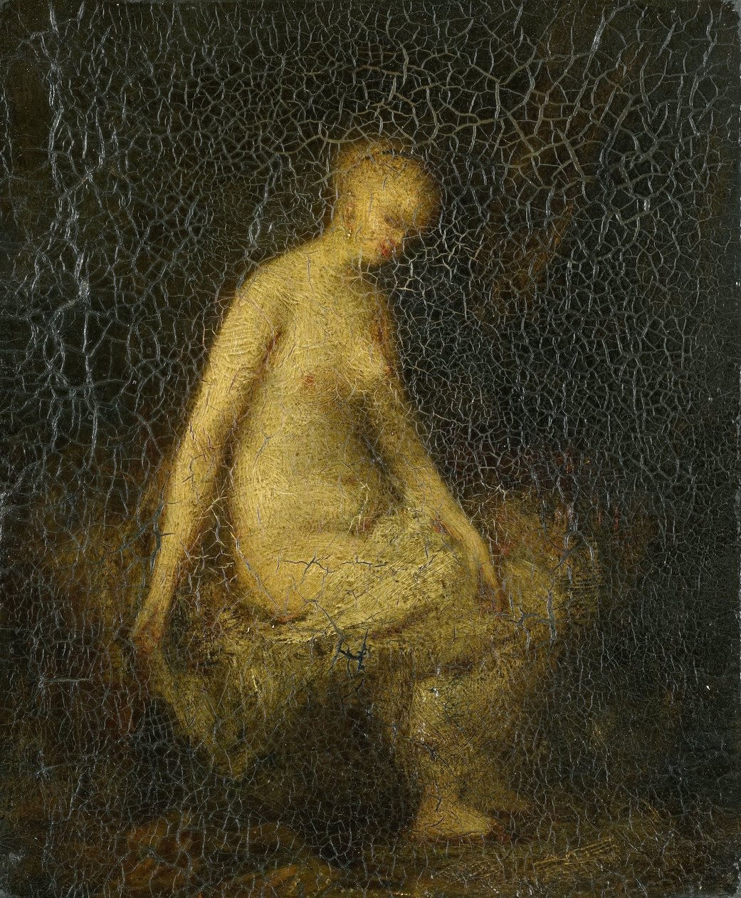 Mulher de banho de Hippolyte Michaud
