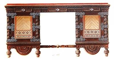 Design para uma secretária de Hippolyte Monighetti