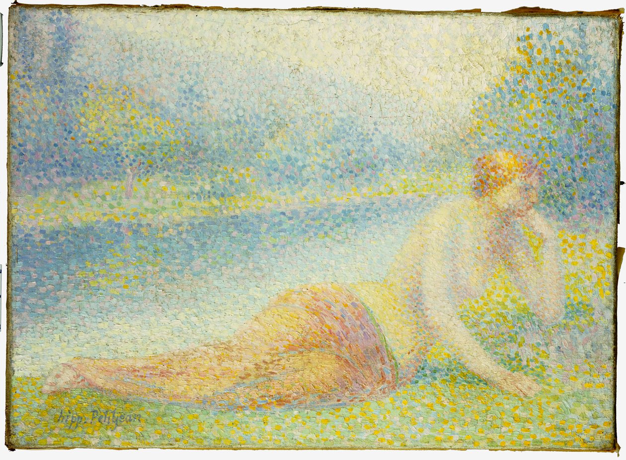Nude reclinado de Hippolyte Petitjean